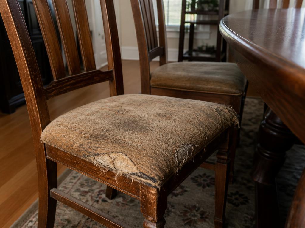 Sample before: Dining Chair Restoration