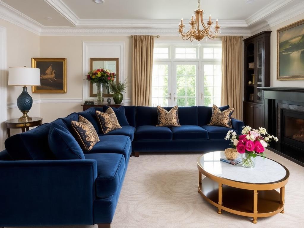 Navy Blue interior inspiration for Kaiser Upholstery projects