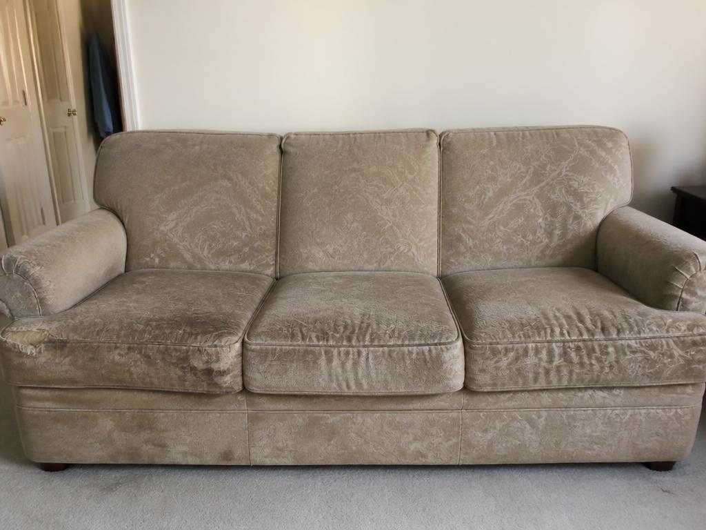 Sample before: Sofa Reupholstery